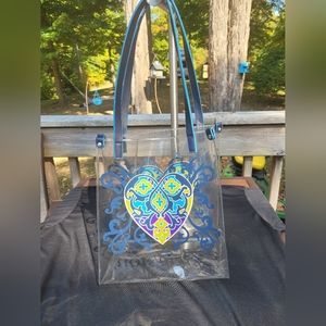 BRIGHTON CLEAR TOTE BAG. MUST SEE!